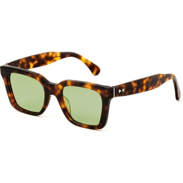 Occhiali da sole  Xlab Mod. panarea cod. colore tart. scuro/verde pol. Unisex Squadrata Havana scuro