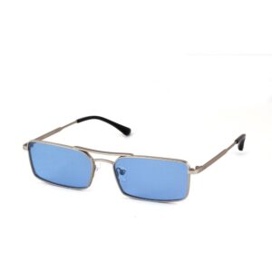 Occhiali da sole  Xlab Mod. mauritius cod. colore oro sat. / azzurro polarizzato Unisex Squadrata Oro