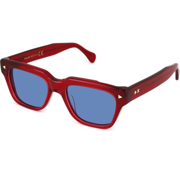 Occhiali da sole  Xlab Mod. fiji cod. colore bordeaux / 6263 azzurro polarizzato Unisex Squadrata Bordeaux