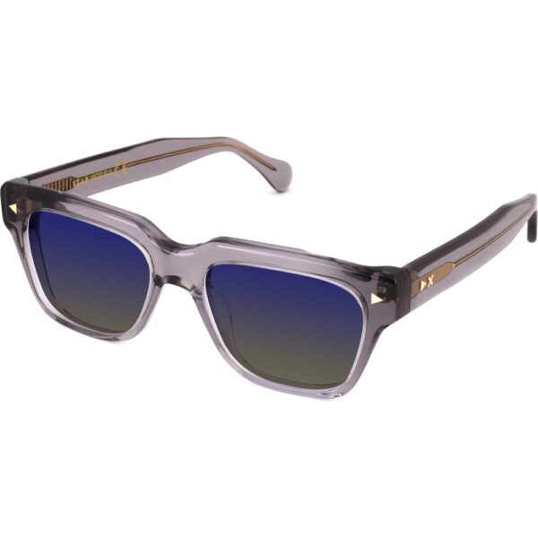 Occhiali da sole  Xlab Mod. fiji cod. colore grigio tr. / 6268 cobalto fumo polarizzato Unisex Squadrata Grigio