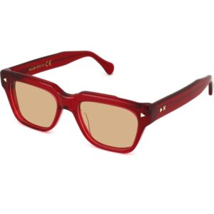 Occhiali da sole  Xlab Mod. fiji cod. colore bordeaux / 6265 marrone polarizzato Unisex Squadrata Bordeaux