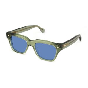 Occhiali da sole  Xlab Mod. fiji cod. colore verde tr. / 6263 azzurro polarizzato Unisex Squadrata Verde