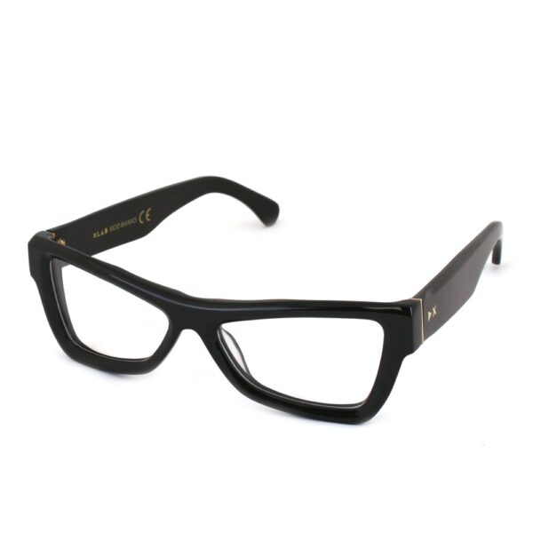 Occhiali vista  Xlab Mod. banks antiriflesso cod. colore nero opaco / lenti neutre antiriflesso Unisex Geometrica Nero