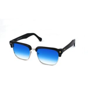 Occhiali da sole  Xlab Mod. maui cod. colore nero-arg lenti azz. sf. *2n Unisex Squadrata Nero/argento