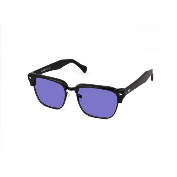 Occhiali da sole  Xlab Mod. maui cod. colore nero lucido lenti lilla pol.*2p Unisex Squadrata Nero