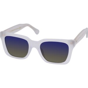 Occhiali da sole  Xlab Mod. panarea cod. colore trasparente opaco / cobalto fumo polarizzato Unisex Squadrata Trasparente