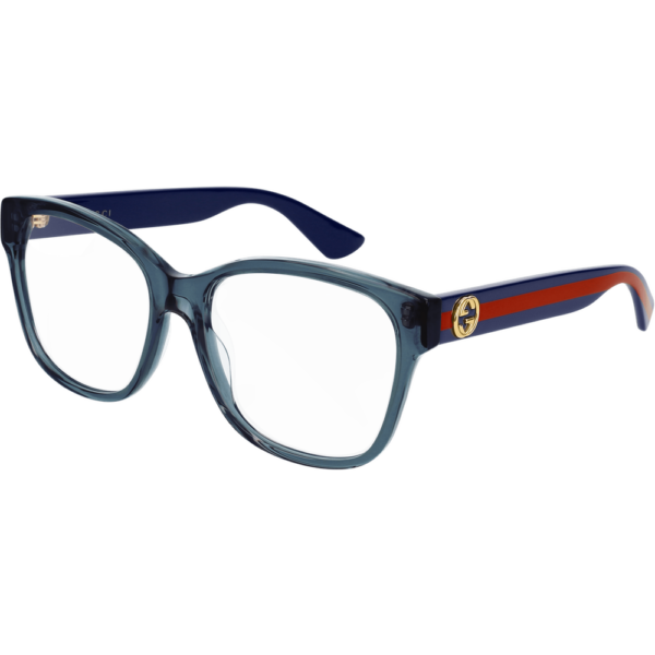 Occhiali vista  Gucci Gg0038on cod. colore 012 Donna Squadrata Blu