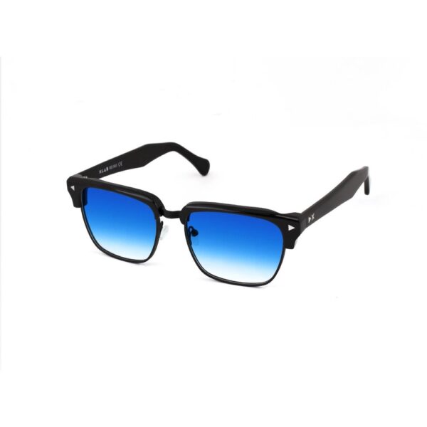 Occhiali da sole  Xlab Mod. maui cod. colore nero lucido lenti azz. sf. *2n Unisex Squadrata Nero