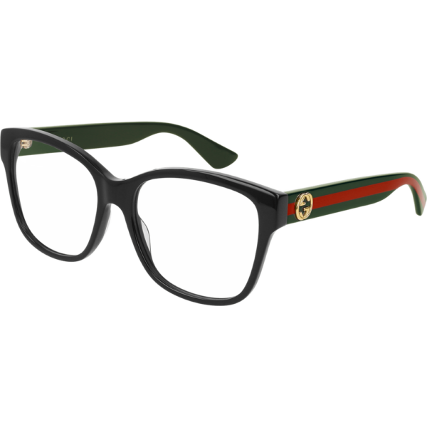 Occhiali vista  Gucci Gg0038on cod. colore 011 Donna Squadrata Nero