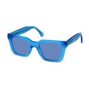 Occhiali da sole  Xlab Mod. panarea cod. colore blu trasparente / azzurro polarizzato Unisex Squadrata Blu