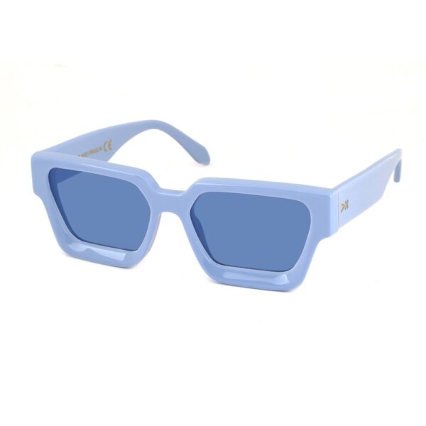 Occhiali da sole  Xlab Mod. praslin cod. colore azzurro / azzurro polarizzato Unisex Squadrata Azzurro