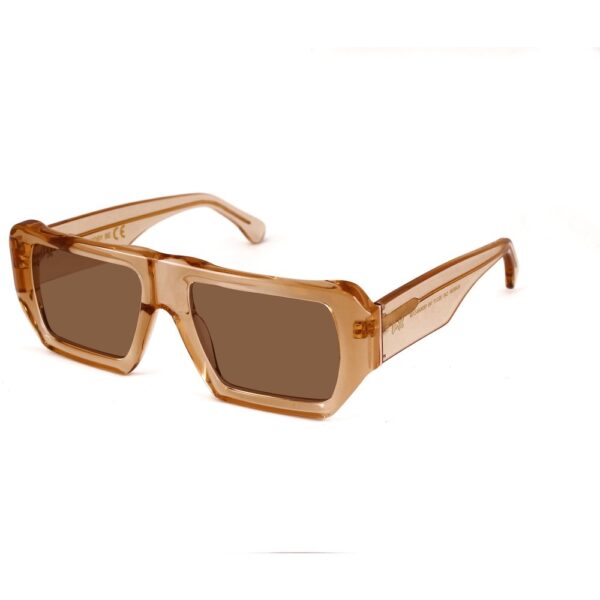 Occhiali da sole  Xlab Mod. nosy be cod. colore champagne / marrone polarizzato Unisex Squadrata Champagne