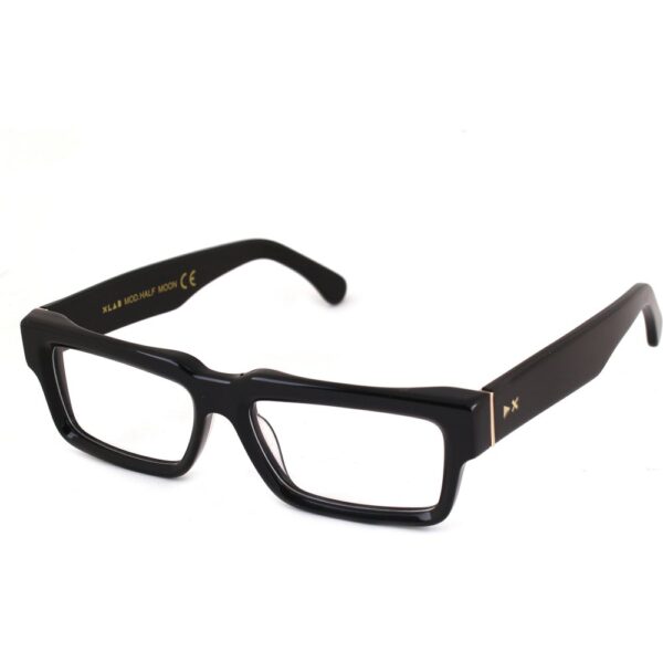 Occhiali vista  Xlab Mod. half moon antiriflesso cod. colore nero / lenti neutre antiriflesso Unisex Squadrata Nero