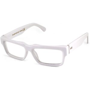 Occhiali vista  Xlab Mod. half moon antiriflesso cod. colore bianco / lenti neutre antiriflesso Unisex Squadrata Bianco