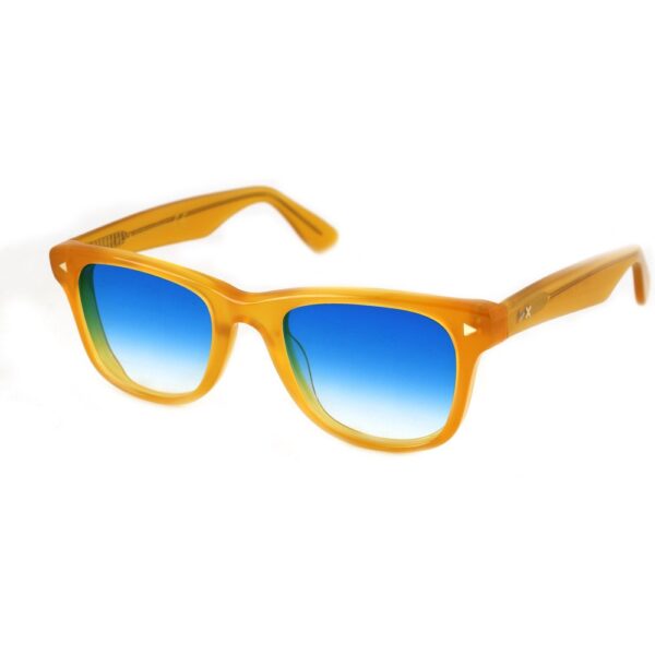 Occhiali da sole  Xlab Mod. madeira cod. colore giallo / azzurro sfumato Unisex Squadrata Giallo