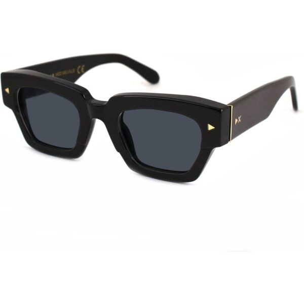 Occhiali da sole  Xlab Mod. melville cod. colore nero opaco / fumo polarizzato Unisex Squadrata Nero-opaco