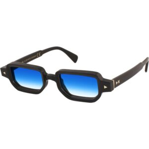 Occhiali da sole  Xlab Mod. samar cod. colore nero / azzurro sfumato Unisex Squadrata Nero