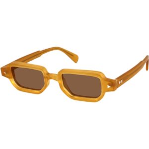 Occhiali da sole  Xlab Mod. samar cod. colore giallo / marrone polarizzato Unisex Squadrata Giallo