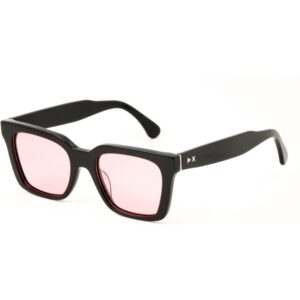 Occhiali da sole  Xlab Mod. panarea cod. colore nero opaco /rosa pol. Unisex Squadrata Nero