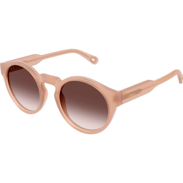 Occhiali da sole  Chloé Ch0158s cod. colore 004 Donna Rotonda Nude