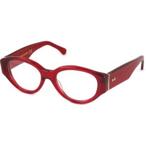 Occhiali vista  Xlab Mod. maiorca montatura cod. colore rosso Unisex Rotonda Rosso