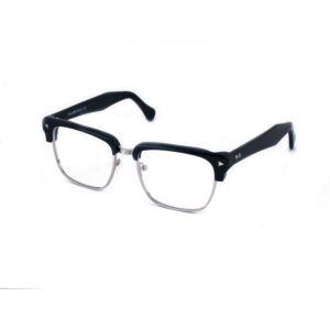 Occhiali vista  Xlab Mod. maui montatura cod. colore nero-argento Unisex Squadrata Nero/argento