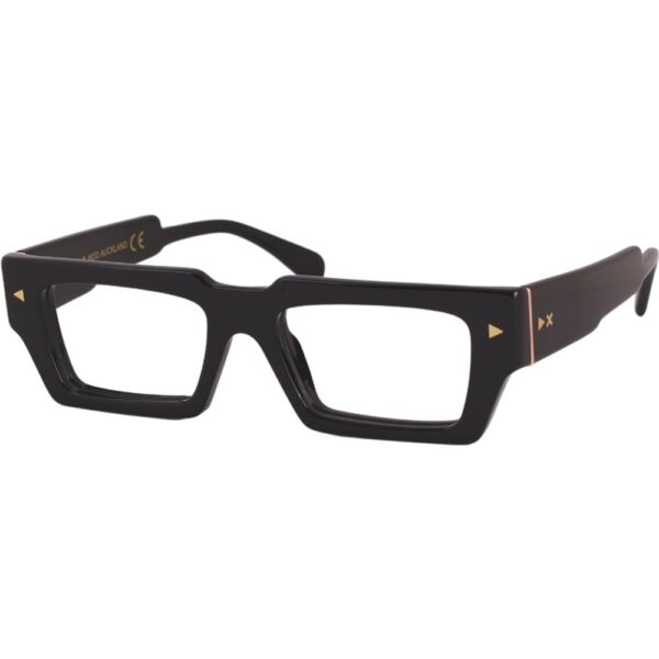 Occhiali da vista  Xlab Mod. auckland montatura cod. colore nero Unisex Squadrata Nero