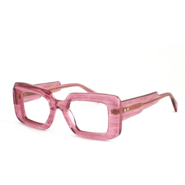 Occhiali vista  Xlab Mod. mokoia montatura cod. colore rosa trasparente striato Donna Squadrata Trasparente rosa striato