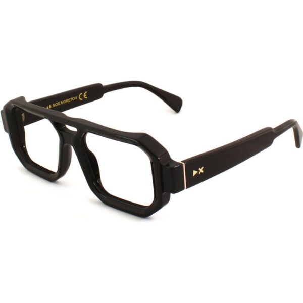 Occhiali vista  Xlab Mod. moreton montatura cod. colore nero Uomo Squadrata Nero