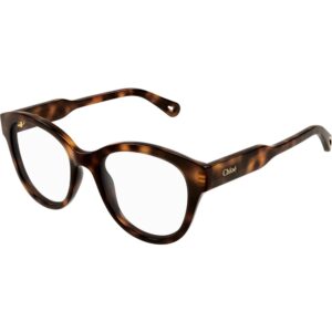 Occhiali vista  Chloé Ch0163o cod. colore 002 Donna Cat eye Havana