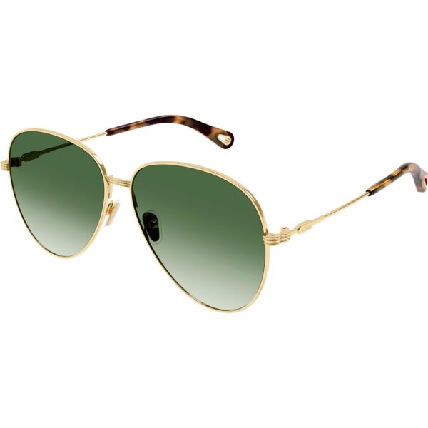 Occhiali da sole  Chloé Ch0177s cod. colore 004 Donna Pilot Oro