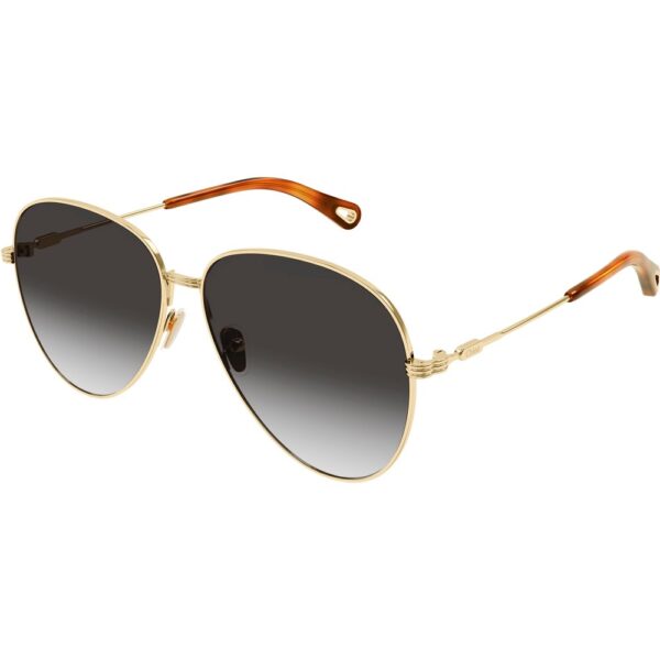 Occhiali da sole  Chloé Ch0177s cod. colore 001 Donna Pilot Oro