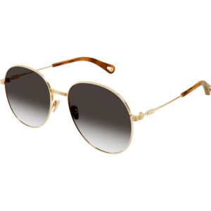 Occhiali da sole  Chloé Ch0178s cod. colore 001 Donna Rotonda Oro