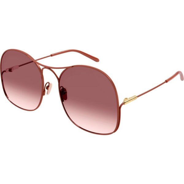 Occhiali da sole  Chloé Ch0164s cod. colore 004 Donna Squadrata Marrone