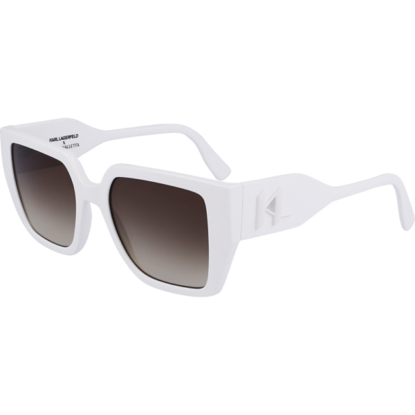 Occhiali da sole  Karl lagerfeld Kl6098s cod. colore 105 Donna Squadrata Bianco