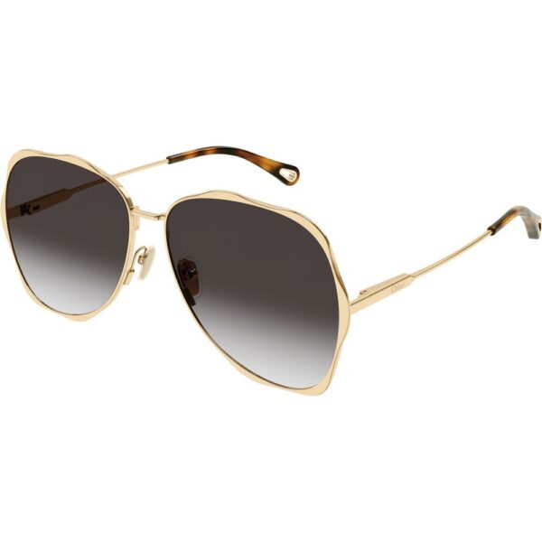 Occhiali da sole  Chloé Ch0183s cod. colore 001 Donna Pilot Oro