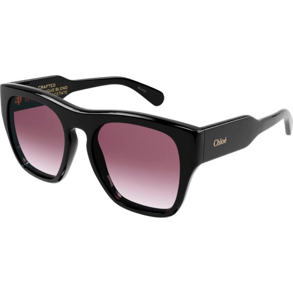 Occhiali da sole  Chloé Ch0149s cod. colore 001 Donna Squadrata Nero