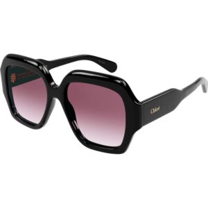 Occhiali da sole  Chloé Ch0154s cod. colore 001 Donna Geometrica Nero