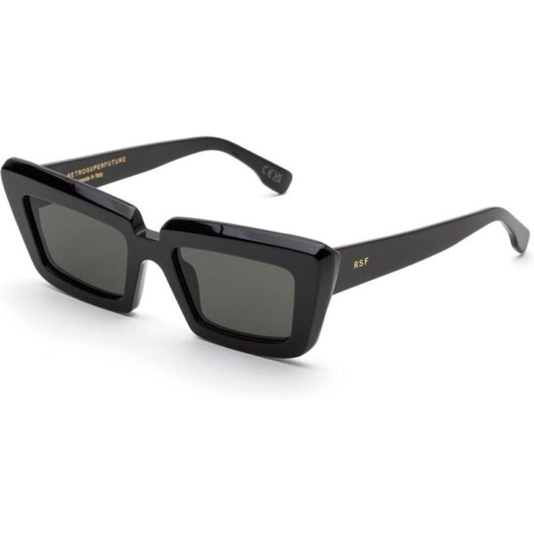 Occhiali da sole  Retrosuperfuture 2gs coccodrillo cod. colore black Unisex Squadrata Nero