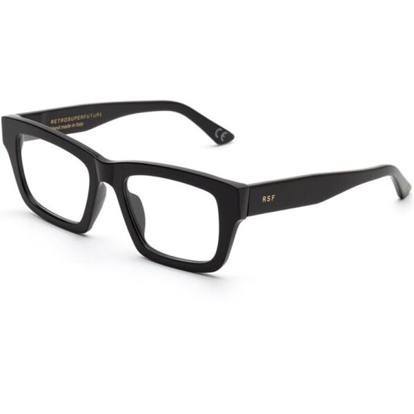 Occhiali vista  Retrosuperfuture E6a numero 108 cod. colore black Unisex Squadrata Nero