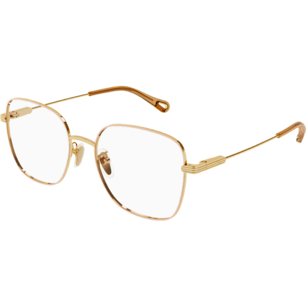 Occhiali vista  Chloé Ch0141oa cod. colore 004 Donna Squadrata Oro