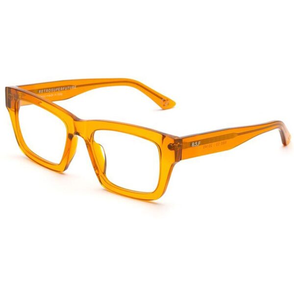 Occhiali vista  Retrosuperfuture N85 numero 108 cod. colore arancio Unisex Squadrata Arancione