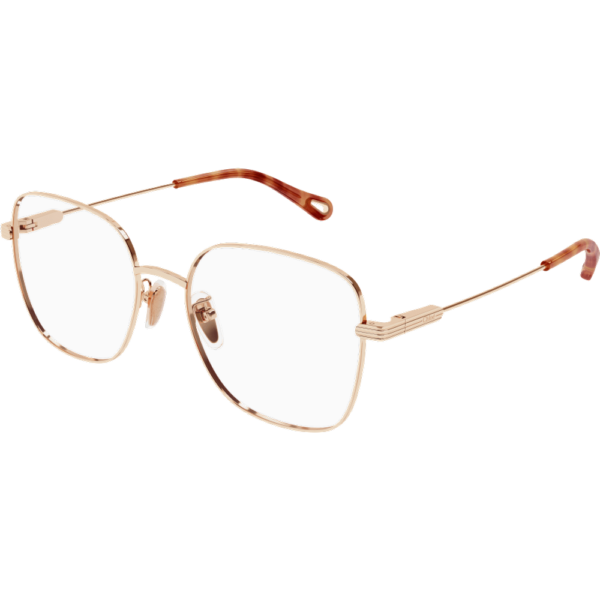 Occhiali vista  Chloé Ch0141oa cod. colore 002 Donna Squadrata Oro