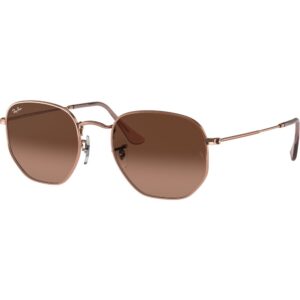 Occhiali da sole  Ray - ban Rb3548n hexagonal cod. colore 9069a5 Unisex Geometrica Bronzo