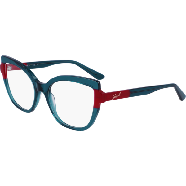 Occhiali vista  Karl lagerfeld Kl6132 cod. colore 317 Donna Cat eye Verde