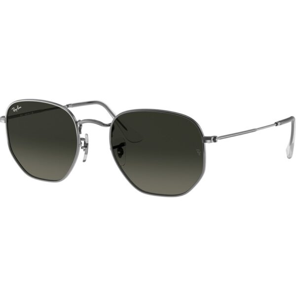 Occhiali da sole  Ray - ban Rb3548n hexagonal cod. colore 004/71 Unisex Geometrica Grigio