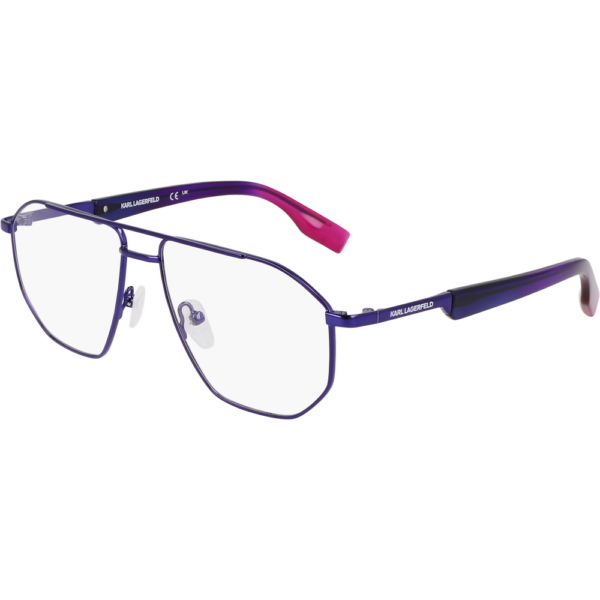 Occhiali vista  Karl lagerfeld Kl353 cod. colore 404 Unisex Pilot Blu