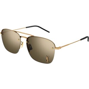 Occhiali da sole  Saint laurent Sl 309 m cod. colore 004 Donna Squadrata Bronzo