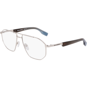 Occhiali vista  Karl lagerfeld Kl353 cod. colore 041 Unisex Pilot Argento