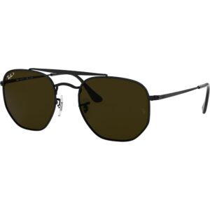 Occhiali da sole  Ray - ban Rb3648m the marshal ii cod. colore 002/58 Unisex Geometrica Nero